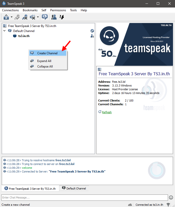 free for apple instal TeamSpeak Server